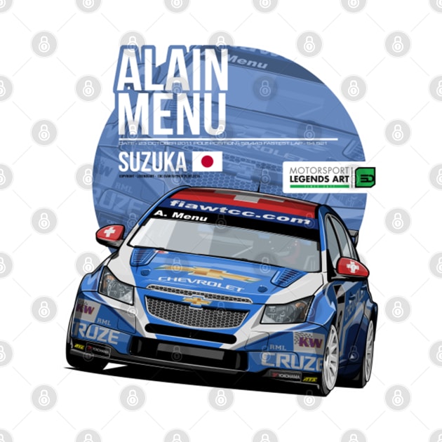 Alain Menu 2011 Suzuka by stevenmsparks