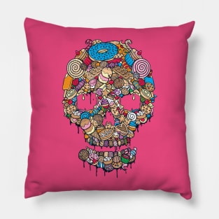 Sugars Skull Pillow