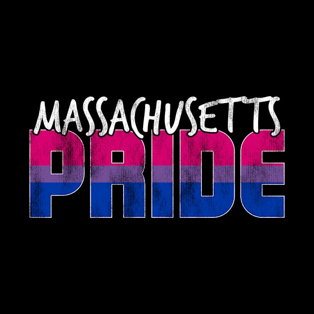 Massachusetts Pride Bisexual Flag by wheedesign