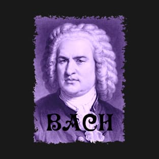 Johann Sebastian Bach - Vintage Design - Purple - STB T-Shirt