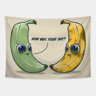 Bananas after work Tapestry