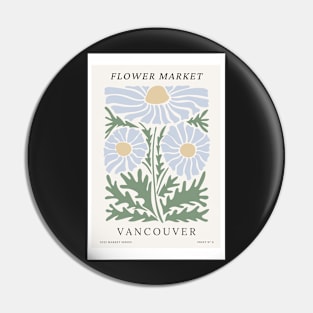 Vancouver Flower Market Botanical Pin