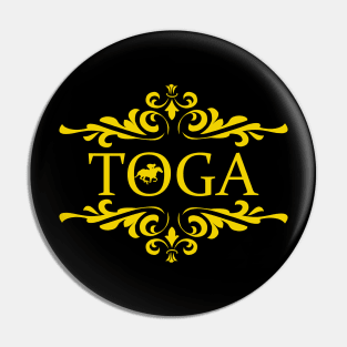 Toga Saratoga Springs Upstate New York Pin