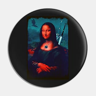 Monalisa - Monster Slayer - Fantasy Pin