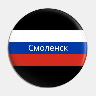 Smolensk City in Russian Flag Pin