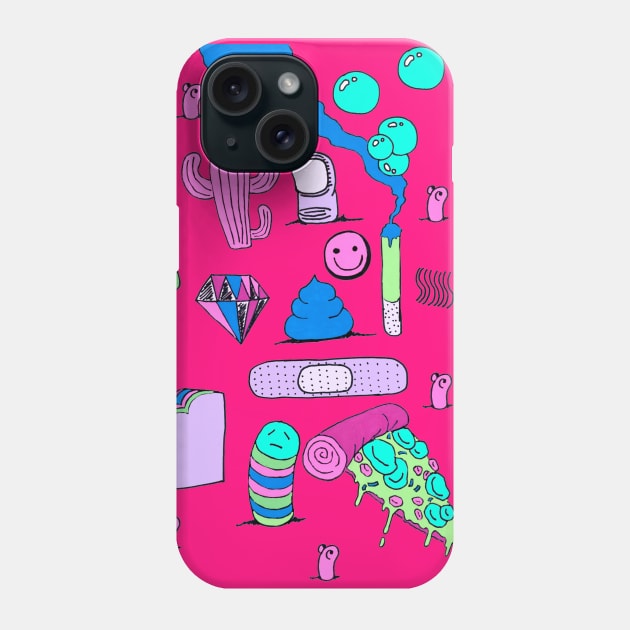 Sticker Collection Phone Case by ADEHLALEE