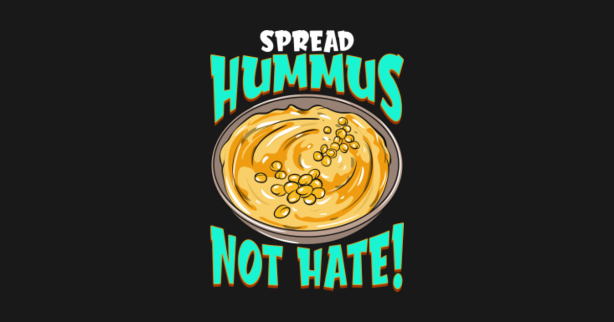 Funny Hummus Pun Chickpea Mediterranean Food Hummus Posters and Art