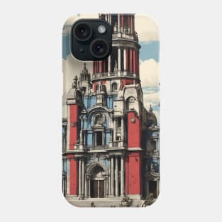 Guadalajara Mexico Vintage Poster Tourism Phone Case