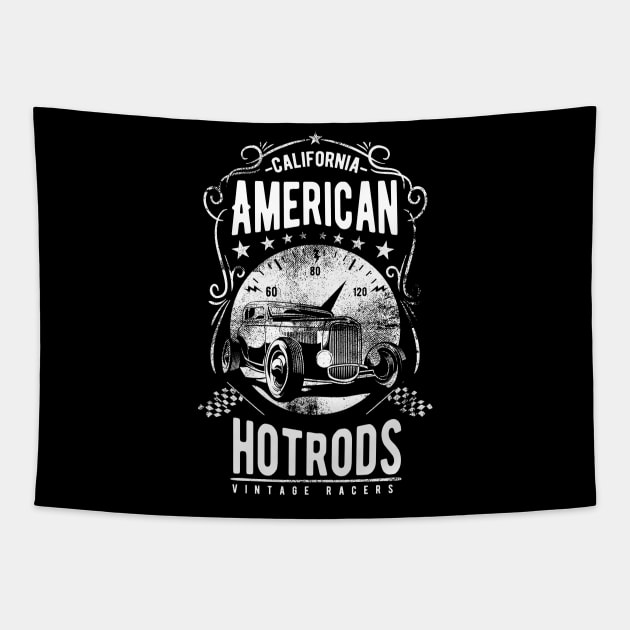 American Hot Rods Tapestry by DesignedByFreaks