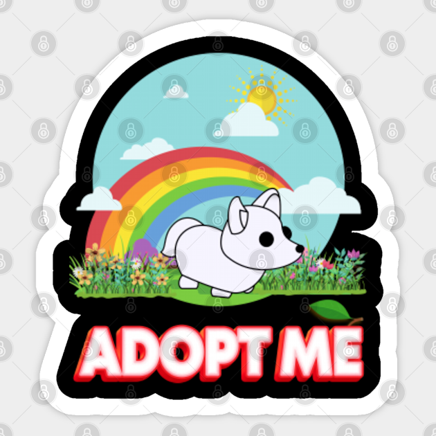 Adopt Me Funny Artic Fox Adopt Me Sticker Teepublic - roblox adopt me fox