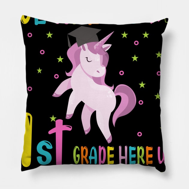 kindergarten we are done,1st grade here we come..kindergarten graduation gift Pillow by DODG99