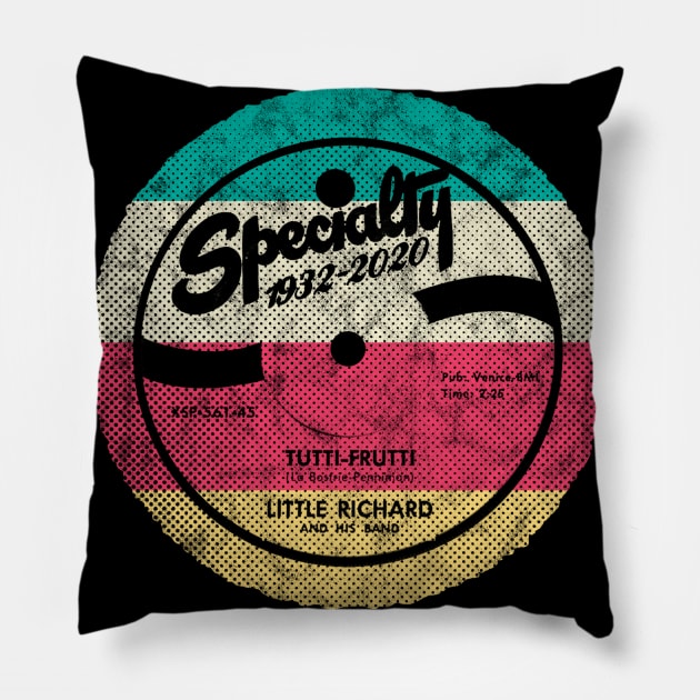 Little Richard - Tutti Frutti RIP Pillow by karutees