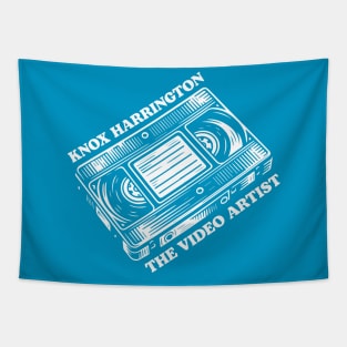 Knox Harrington The Video Artist Funny The Dude Lebowski Maude's Friend Logo Tapestry