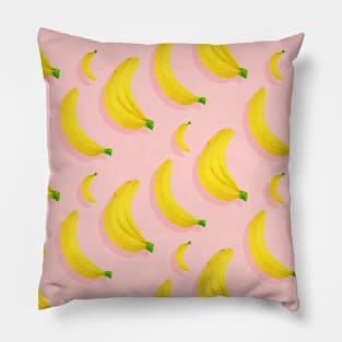 Bananas On Pink Pillow