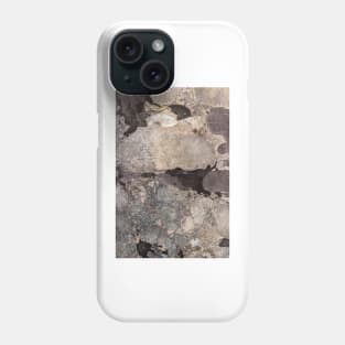 Grey marble texture background Phone Case