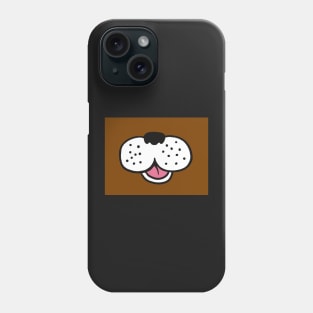 Brown Doggie Face Phone Case