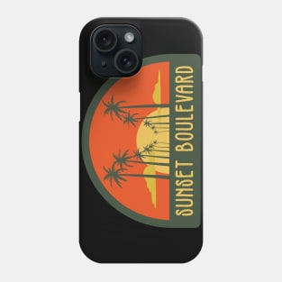 Vintage sunset boulevard Phone Case