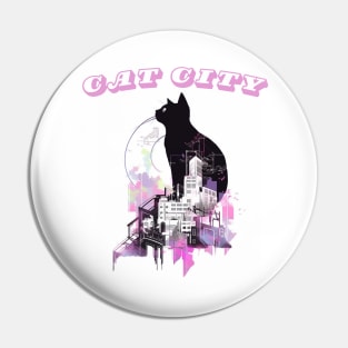 Cat city Pin