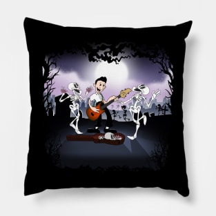 The Night That the Skeletons Came To Life Pillow