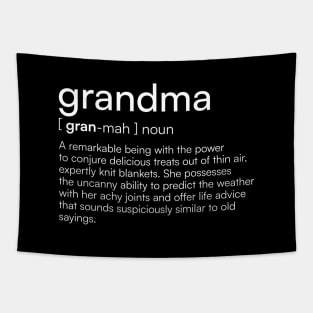 Funny Grandma Definition Tapestry