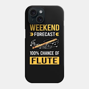 Weekend Forecast Flute Phone Case