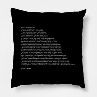 Paulo Coelho Quotes Pillow