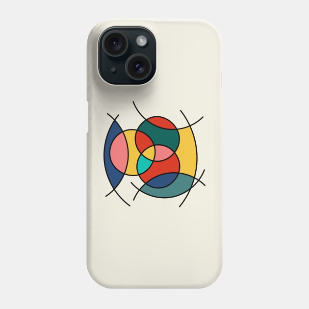 Surreal Shapes (Miro Inspired) Phone Case by n23tees