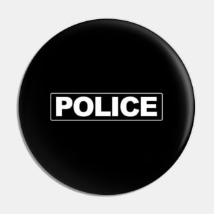 Police Front Back Police Law Enforcet Pin