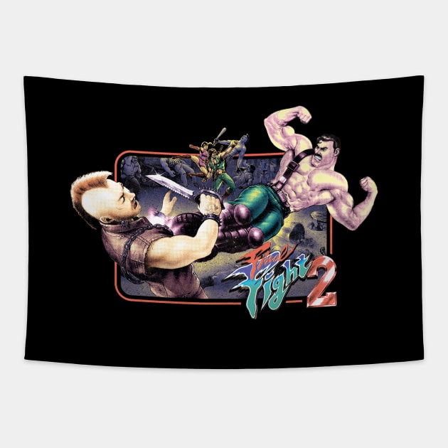 Final Fight 2 Tapestry by geeeeeeeeeeeek