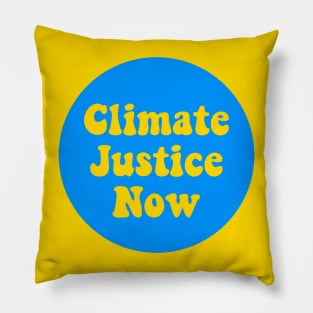 Climate Justice Now Pillow