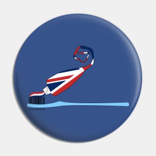 English Teeth Pin