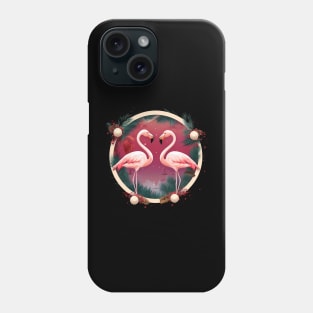 Flamingo Flock Sunset, Xmas,  Love Flamingos Phone Case