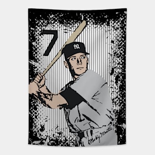 Mickey Mantle - Hall of Fame - Centerfield - 7 - Baseball Tapestry