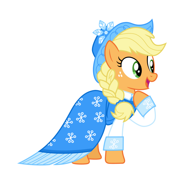 Hearth's Warming Applejack by CloudyGlow