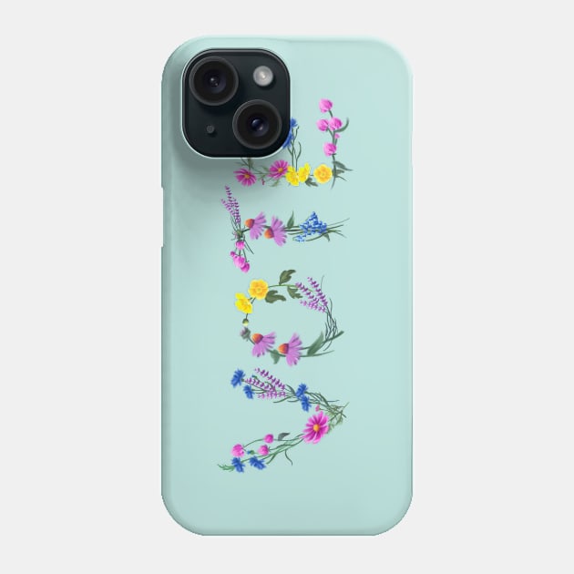 Vote (Wildflowers) Phone Case by Star Sandwich