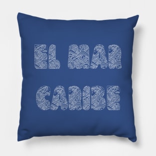 El mar caribe Pillow