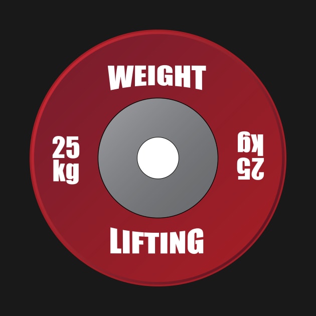 WEIGHTLIFTING Plate by Greboge Wear