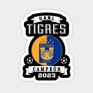 Playera de Tigres Campeon 2023 Futbol Mexicano Magnet