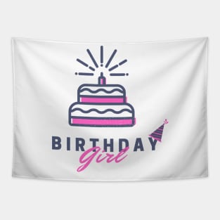 Birthday Girl Tradition Tapestry