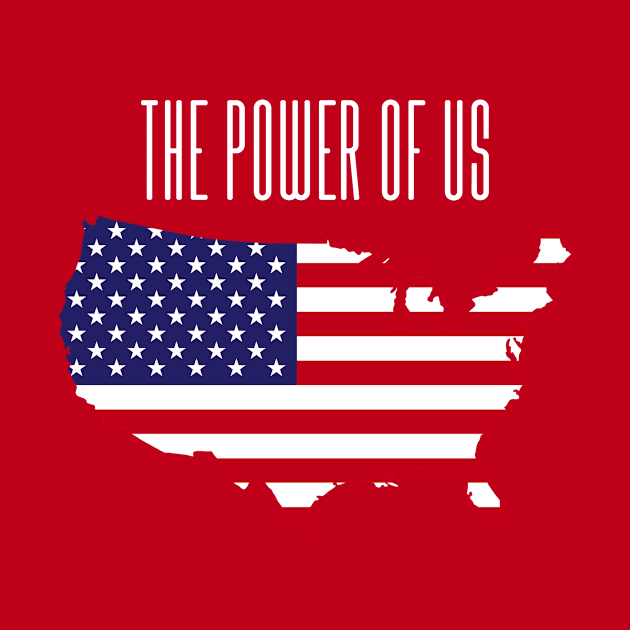 The power of US American flag by Arlette