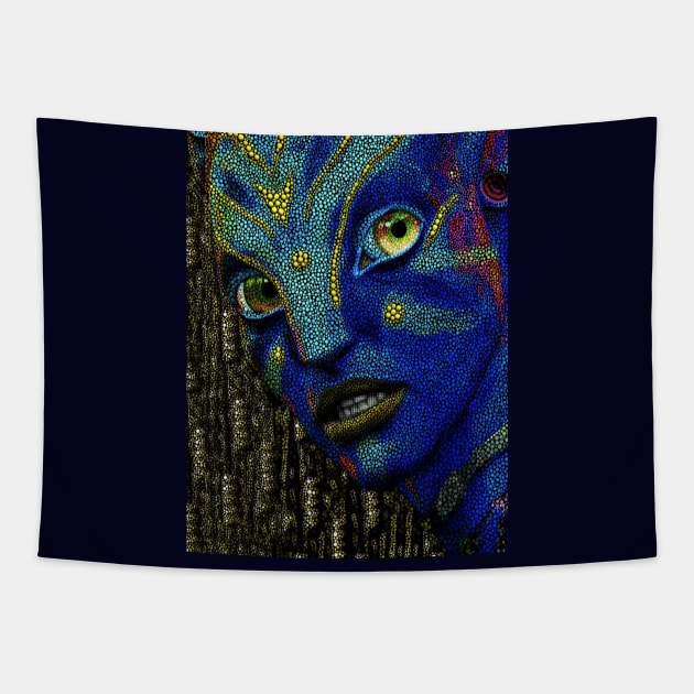 Jack Sully (Avatar) Tapestry by vidka91@yahoo.com