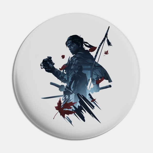 Ghost of Tsushima - Jin Sakai Pin by whydesign