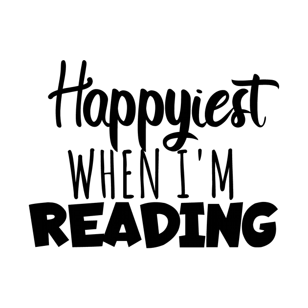 Bookworm happyiest when i'm reading by maxcode