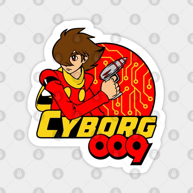 Manga Cyborg Magnet by buby87