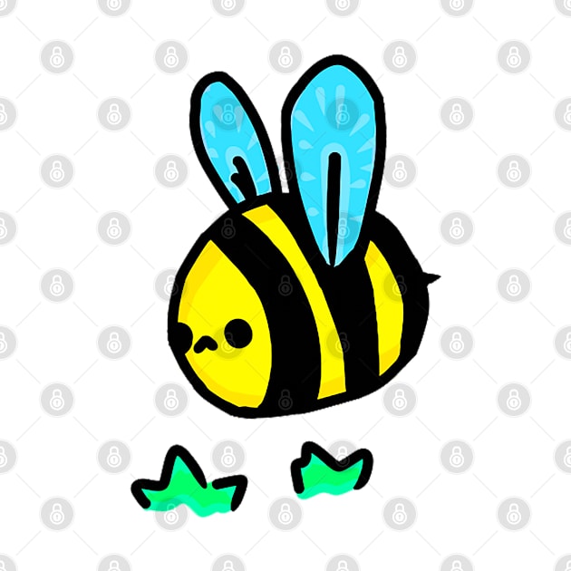 cute bee by august_oduvan