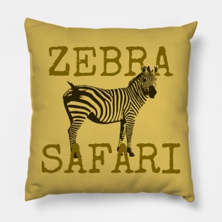 Zebra Safari Pillow