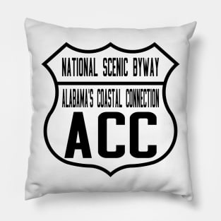 Alabama's Coastal Connection National Scenic Byway route shield Pillow