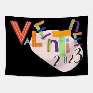 Alphabet Valentine 2023 Tapestry