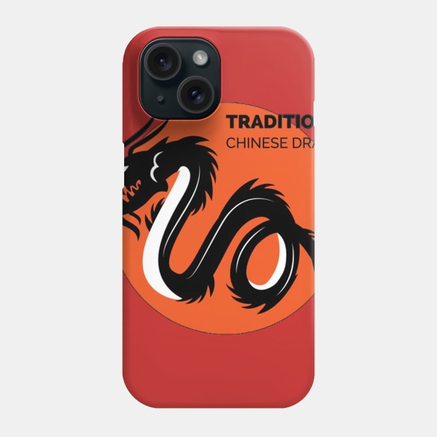 Traditional Chinese Dragon Phone Case by Kenny Studio