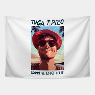 tuga tipico, de bom humor, humor portugues v1 Tapestry